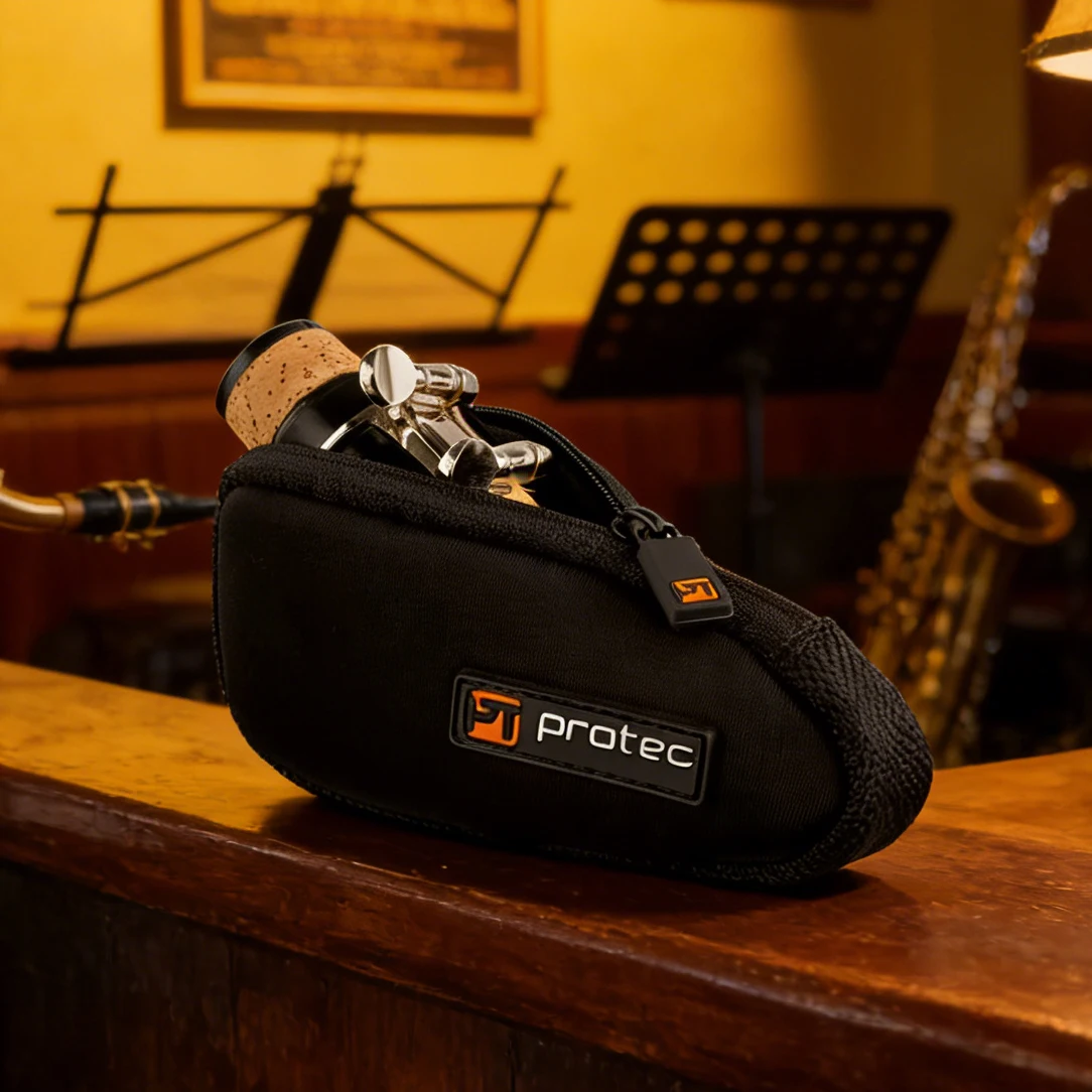 Protec N264-bolsa para trompa, Saxofón mediano o boquilla