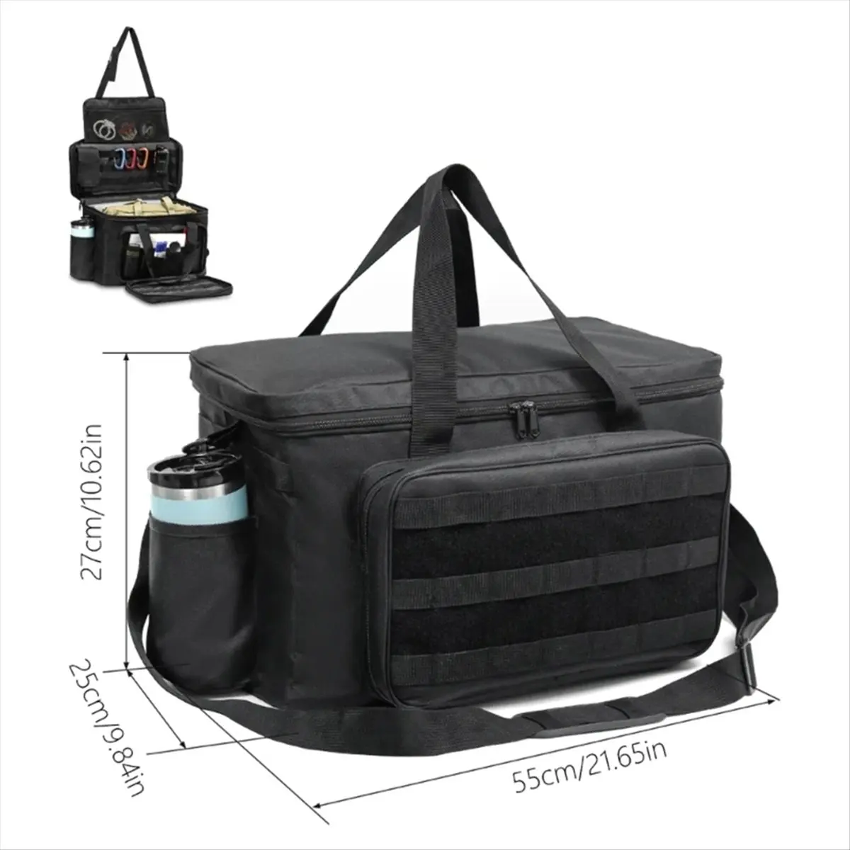 

A73P Patrol Bag Law Enforcement Patrol Storage Bag Storage Bag Removable Foldable Waterproof 600D Oxford Cloth Patrol Bag