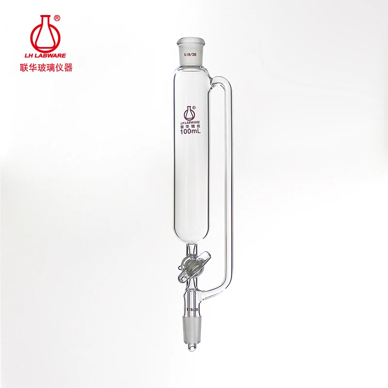 

LH LABWARE Constant pressure drip funnel without scale, Replaceable glass valve, Borosilicate glass, LH-220