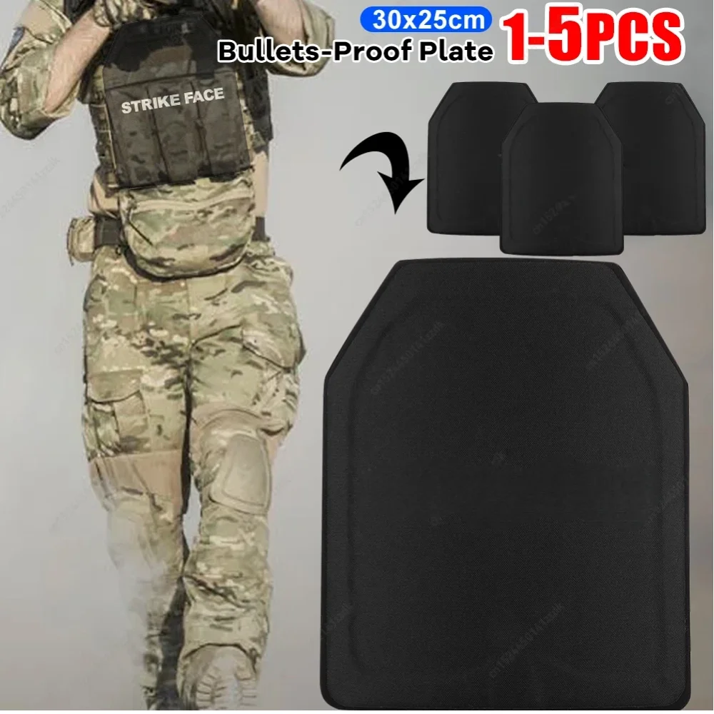 

Ballistic Body Armour IIIA Level Stab-Proof Composite Board 30x25cm Lightweight PE Plate for Body Carrier Vest Paintball