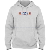 Cze 3 Letter Code Czech Republic 100% Pure Cotton Hoodie Tshirt Origin ?Esky Prague Brno Czechia Ancestry Plate Plzeň ?Eská