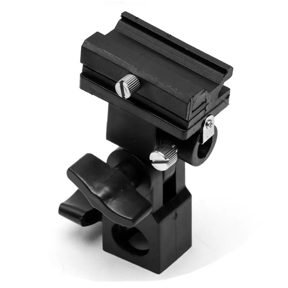 Photo Flash Adapter Hot Shoe Swivel Mount Light Stand Bracket B Umbrella Holder