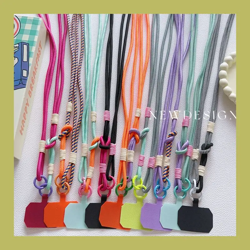 Universal Crossbody Lanyard Necklace Strap Mobile Phone Lanyard Long Strap Phone Case With Clip for iPhone Huawei Xiaomi Samsung