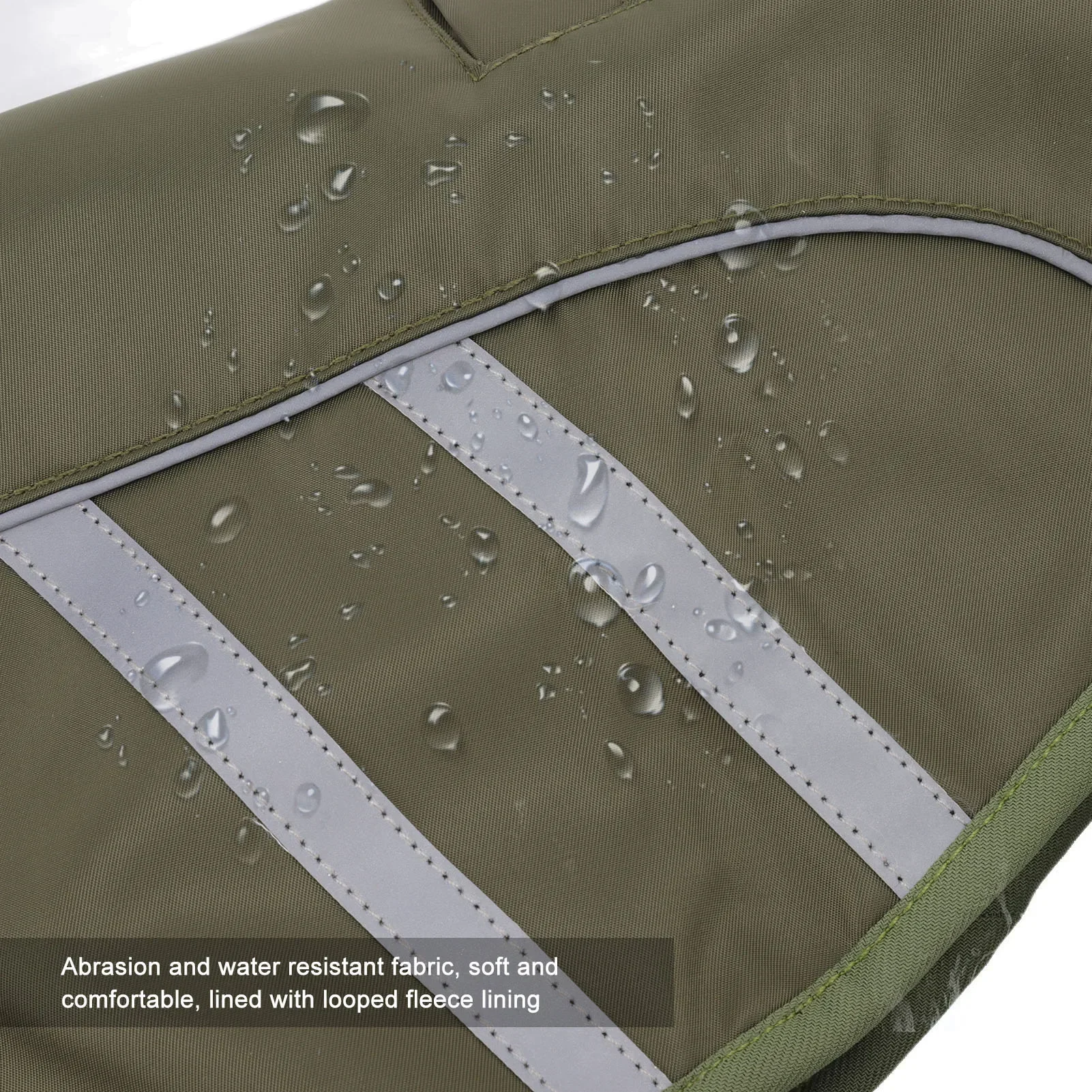 Dog Raincoat Waterproof Hoodie Jacket Rain Poncho Pet Rainwear Clothes With Reflective Stripe Outdoor Dogs Raincoat