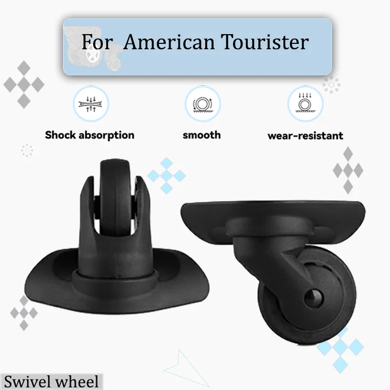 

For American Travelers 41Z [Wear-Resistant Upgraded Version] Suitcase Multi-Directional Wheel Accessories + Installation Tools
