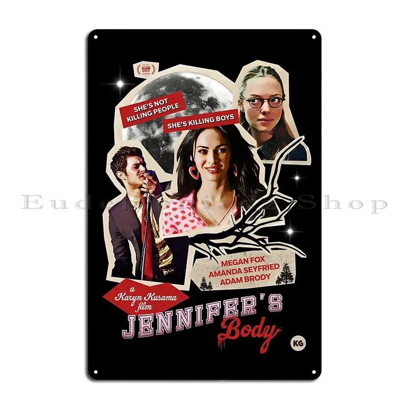 Original Jennifer S Body Poster Metal Sign Poster Cinema Party Cinema Print Club Bar Tin Sign Poster