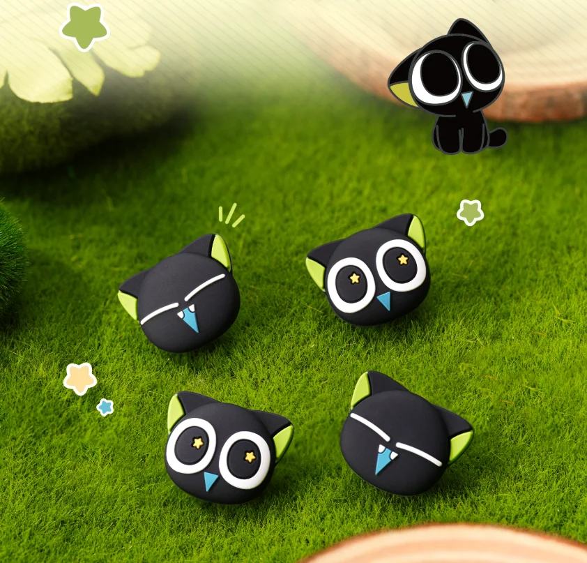 Luoxiaohei سيليكون لينة متحكم الأصابع xbox one قبضة غطاء الغطاء الواقي للتبديل 2 Joy-con/NS 2 Pro أذرع التحكم في ألعاب الفيديو NS2 حامي