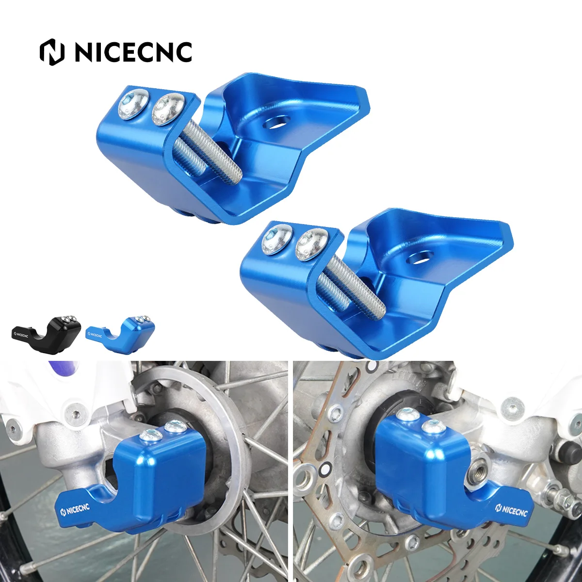 

NiceCNC Pair Front Fork Leg Shoes Guard Protector for Yamaha YZ 250 YZ250 2015-2021 2020 Motorcycle Lower Fork Cover Aluminum