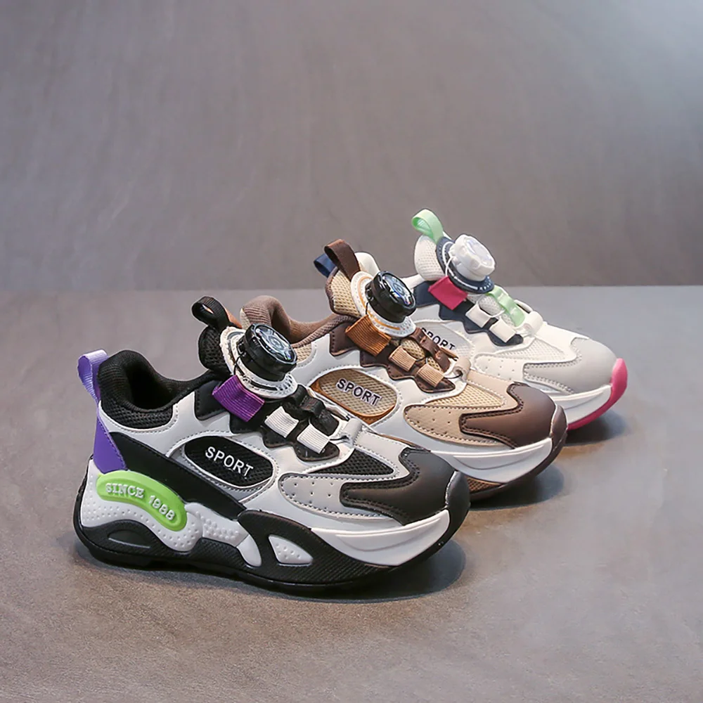 

Fashion Teenager Sport Shoes Fashion Boy Sneakers Children's Footwear Casual Autumn Soft-soled Outdoor Sneakers Kids Trend