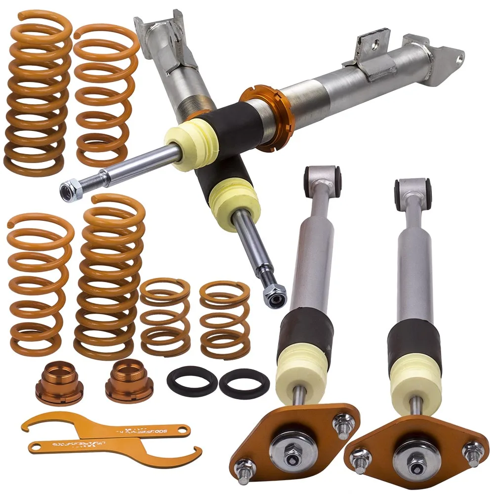 Suspension Coilovers Kit For Chrysler 300C 5.7L 6.1L V8 Saloon 2005-2010 Adjustable Shock Absorber Struts Springs Kits