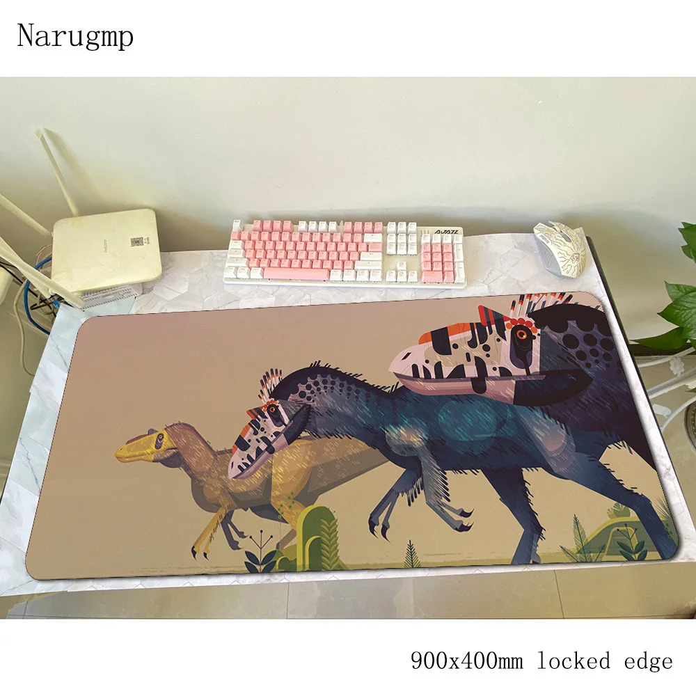 Dinosaur padmouse Popular accessory 900x400x4mm mouse pad cheapest gaming enterprise rubber mats keyboard large mouse mat gamer