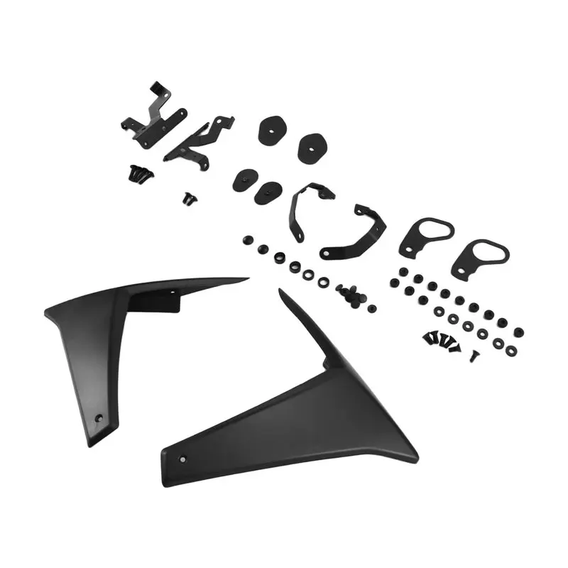 A96E-Motorcycle Naked Deflector Aerodynamic Wing Side Spoiler For MT-09 Gen 4 MT09 MT-09 SP 2024 2025 Black