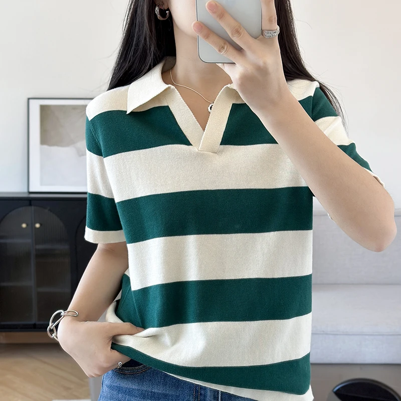 Thumbnail 2 - #27 Latest Classic Striped T-Shirts Offers