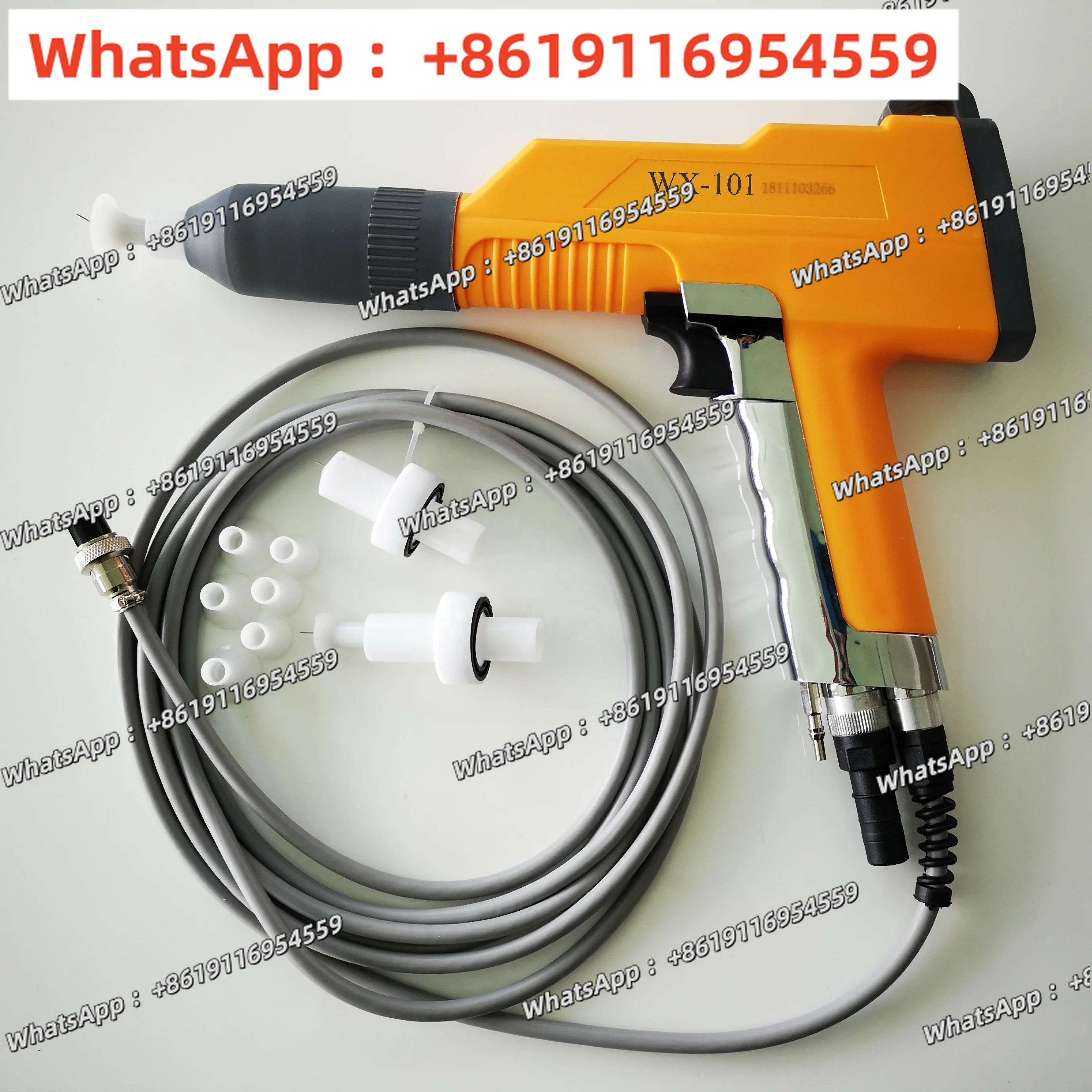 Glass Hopper China Factory CE Proved WX-101TH Powder Coating Machine with Spray Gun