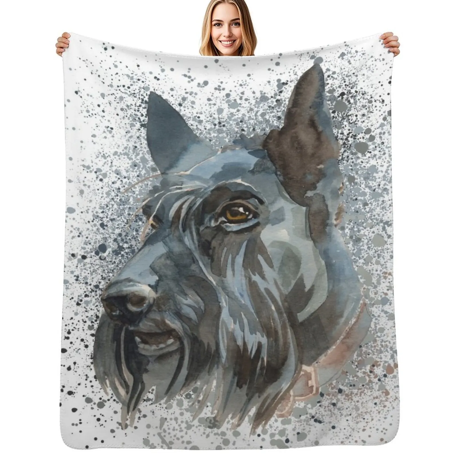 

Scottish Terrier Throw Blanket blankets and throws Picnic Custom Nap Blankets