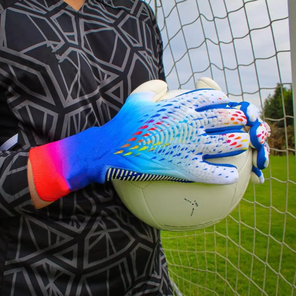 Football Gloves Soccer Latex Goalkeeper Gloves Kids Adults Thickened Football Goalie Children Protection Glove