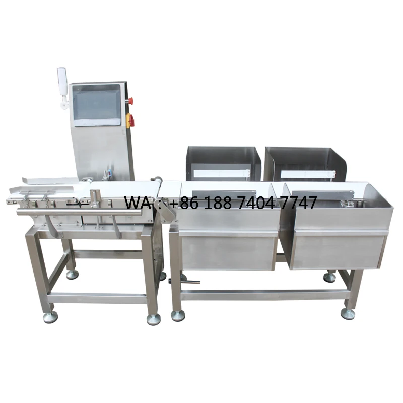 Conveyor Belt Scale Weight Classification Machine Check Weigher for Aquatic Product Fish Crab Shrimp
