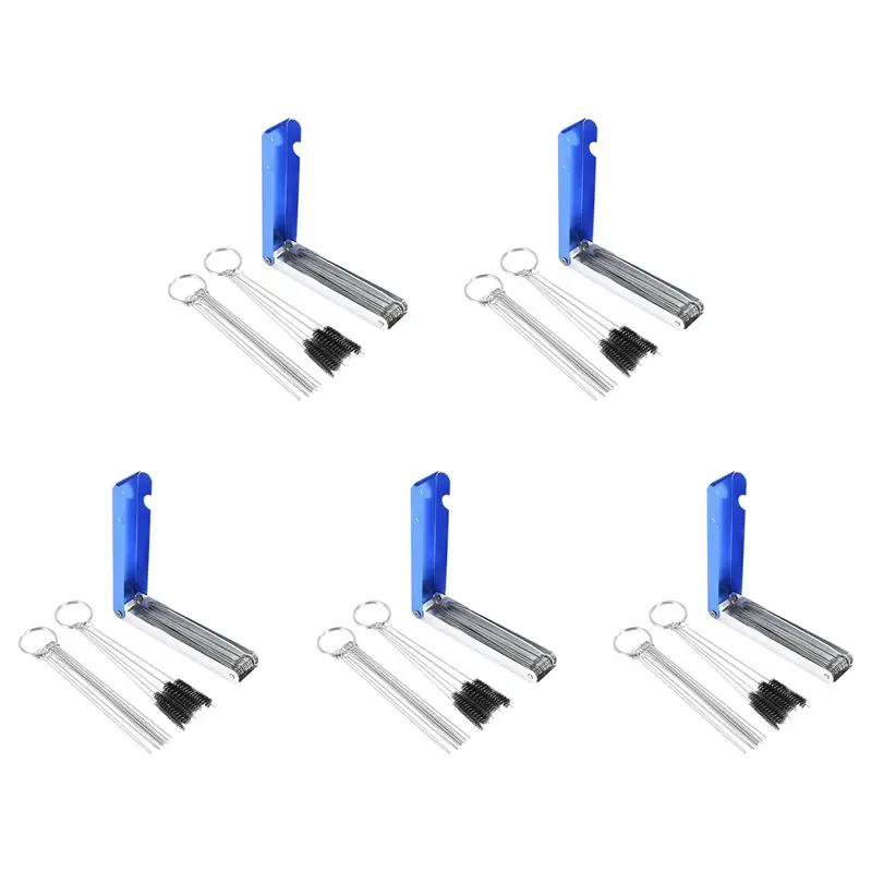 

Набор для чистки карбюраторов AB46: 13 тонких чистящих проволокин, 50 игл и 25 нейлоновых щеток