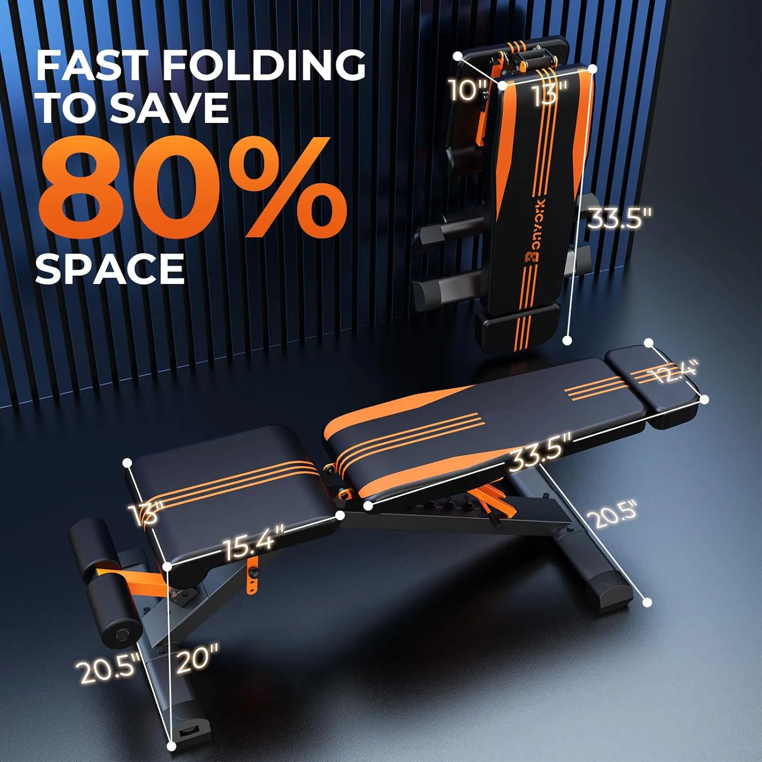 Professional Wholesale Selling Multi Adjustable Weight Lifting Sit up Bench Foldable Workout Bench for Home Gym