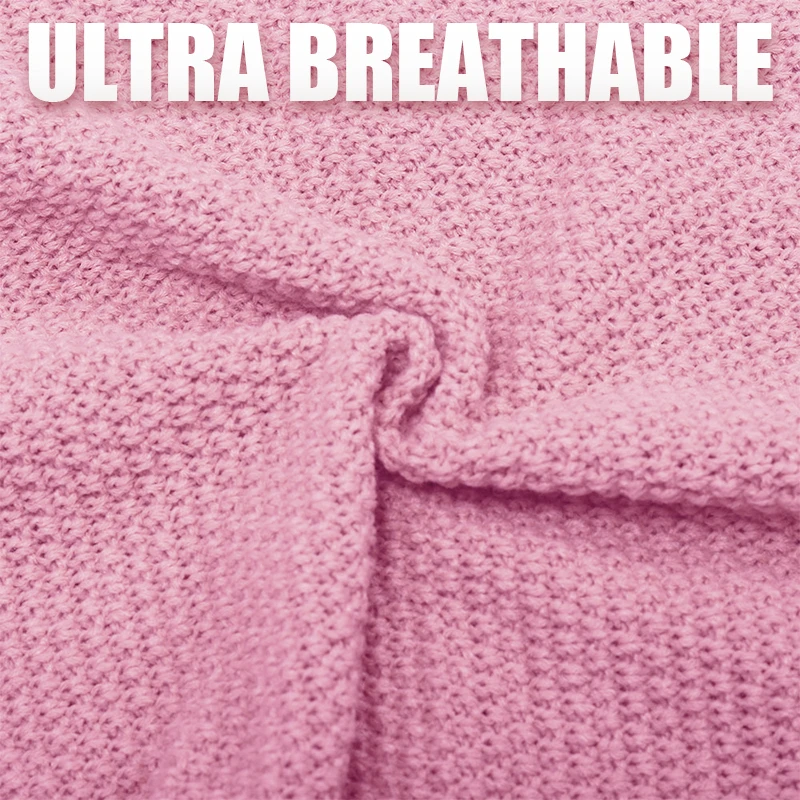 Personalized Baby Knitted Blanket with Security Blanket Set Infant Comforter Baby Shower Gifts Newborn Gift