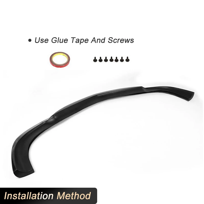 Car Front Bumper Lip Spoiler For Mercedes Benz C Class W204 C63 AMG 2009-2011 Carbon Fiber Racing Front Lip Chin Apron Body Kit view 5