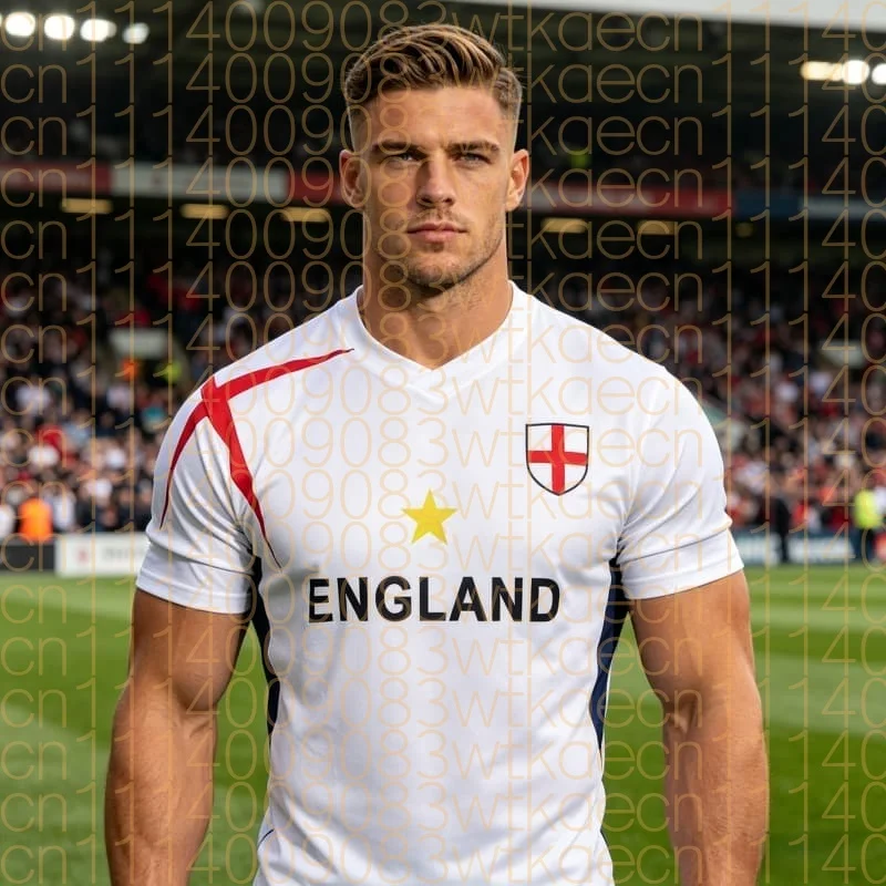 2026 England Soccer Shirt for Adults Breathable and Comfortable Quick Dry Football Shirt Sports Shirt for Men Family Kids Tees