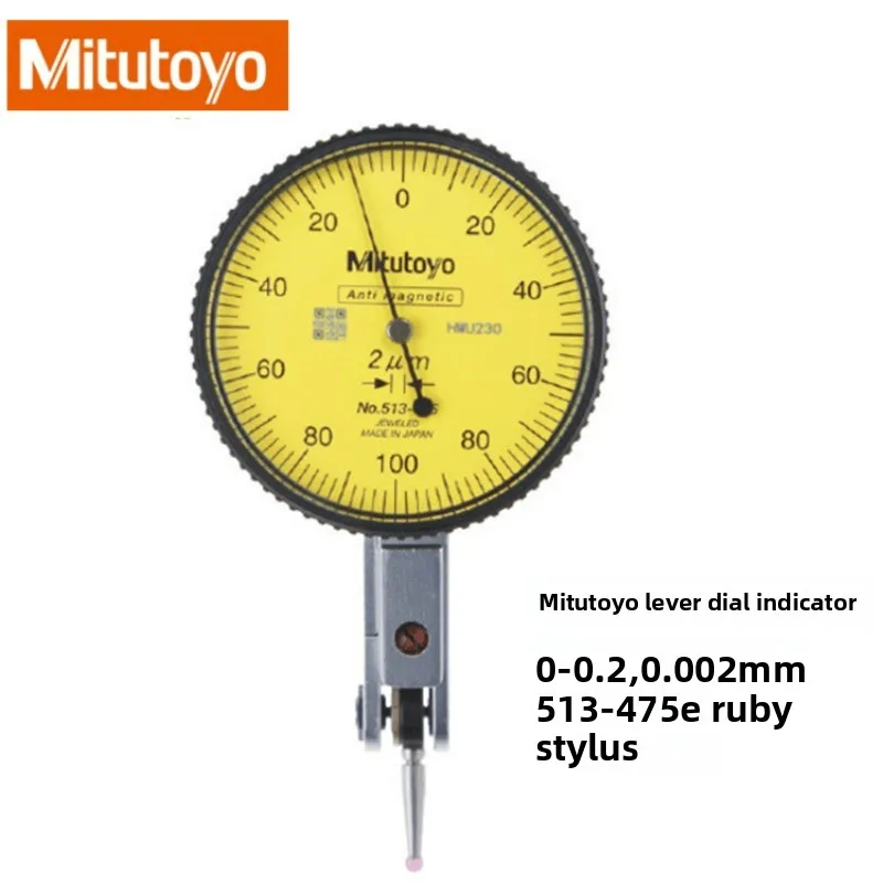 Mitutoyo Japan Leverage Table Dial Indicator 513-405-10E 513-401-10E 513-404-10C 0.01mm Dial Gauge Tools