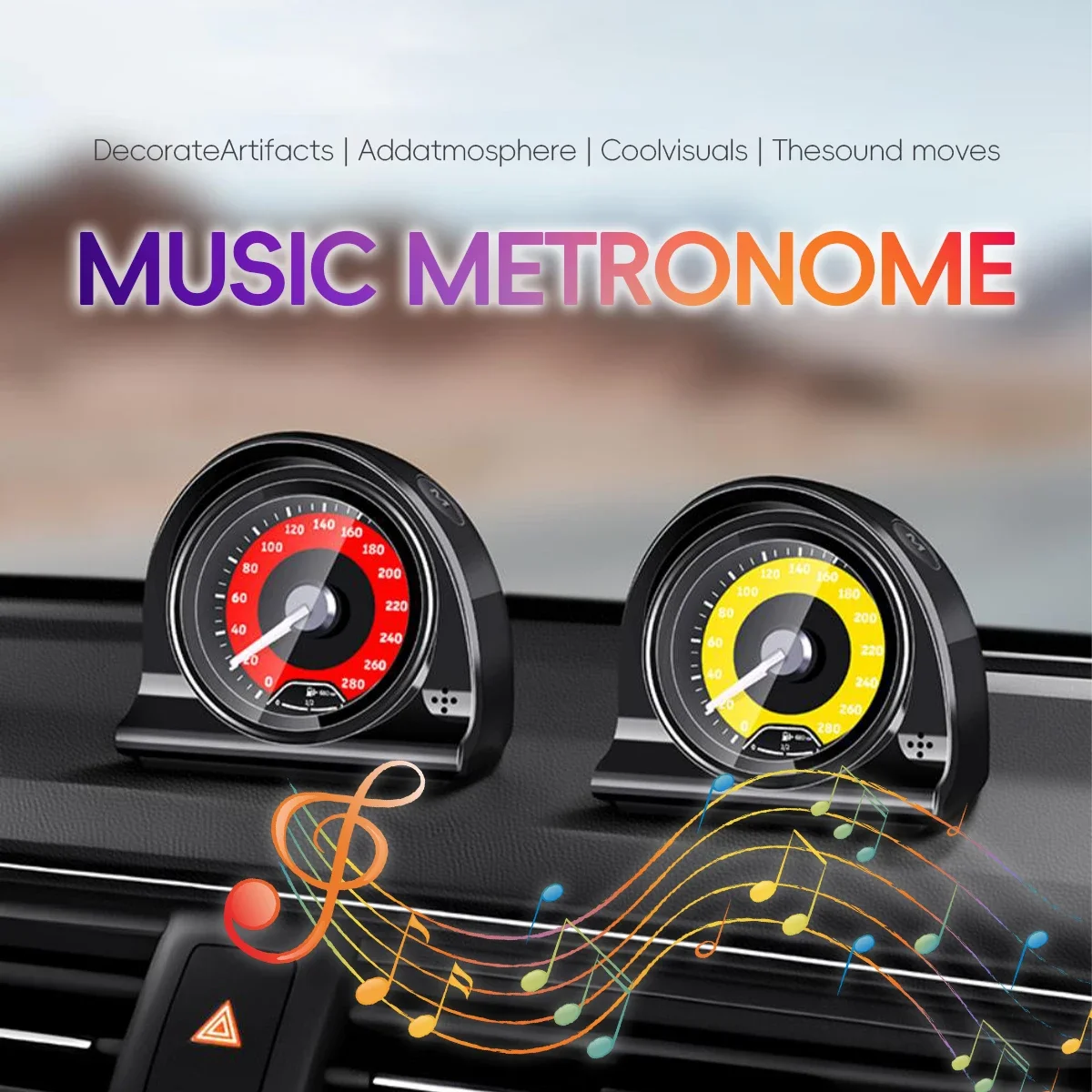 

2x Car Interior Decorative Lights LED Ambient light USB Neon Music Rhythm lights RGB Color Universal Car UTV SUV ATV Accessories