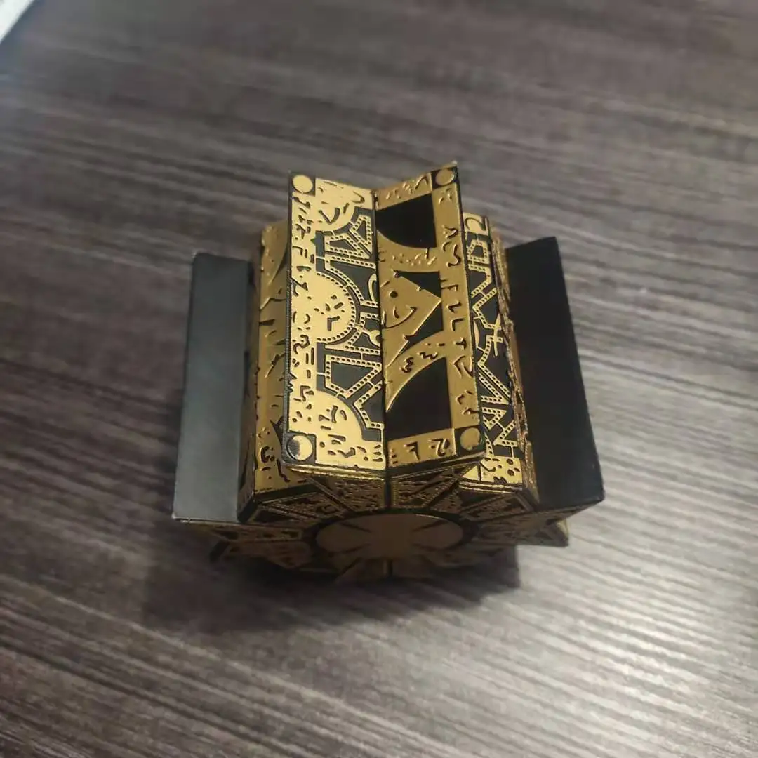 1pcs Puzzle Box Moveable Lament Horror Terror Figures Film Serie Hellraiser Cube IQ&EQ Test Toys Kids Gifts - view 4