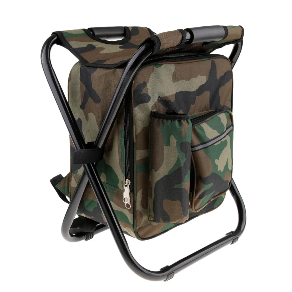 

Portable backpack folding camping and fishing chair in multiple colors, mixed, 1 seat/outdoor equipment simple chair