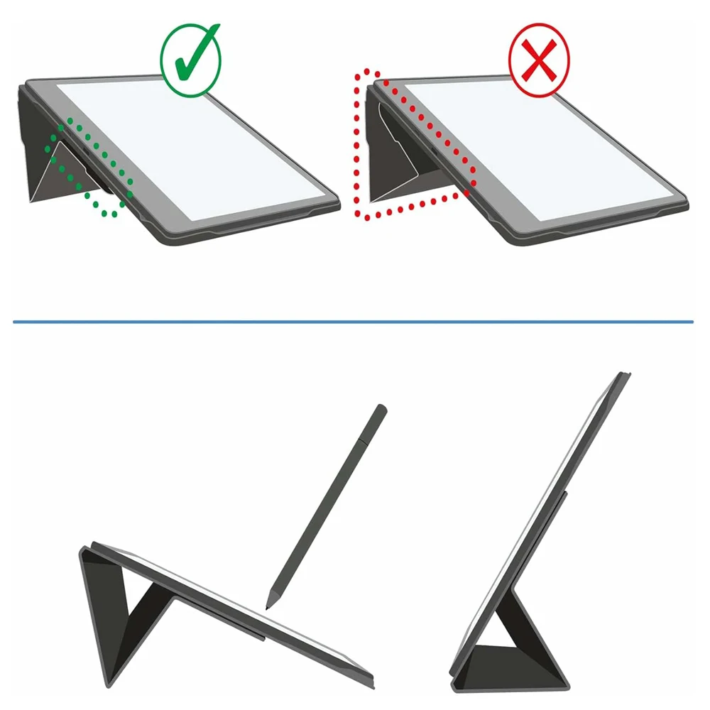 غطاء امتزاز نحيف لهاتف أمازون كيندل سكرايب 2024 2022 10.2 بوصة حافظة ذكية للكتاب الإلكتروني لجهاز Kindle Scribe Gen2 Auto Sleep/Wake #6