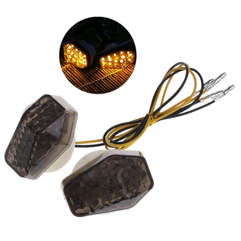 2pcs Smoke Flush Mount Turn Signal Indicators For Suzuki Gsxr600 K1 K2 K3 K3 K4 K5 Motorcycle Signal Lamp Motorcycle Parts