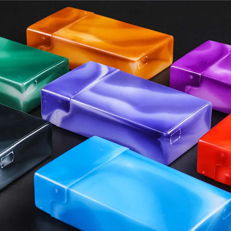 Plastic Long Cigarette Case Box Portable Cigarette Tobacco Storage Box Lighter Case Flip 110mm Cigarette Box Case Gifts