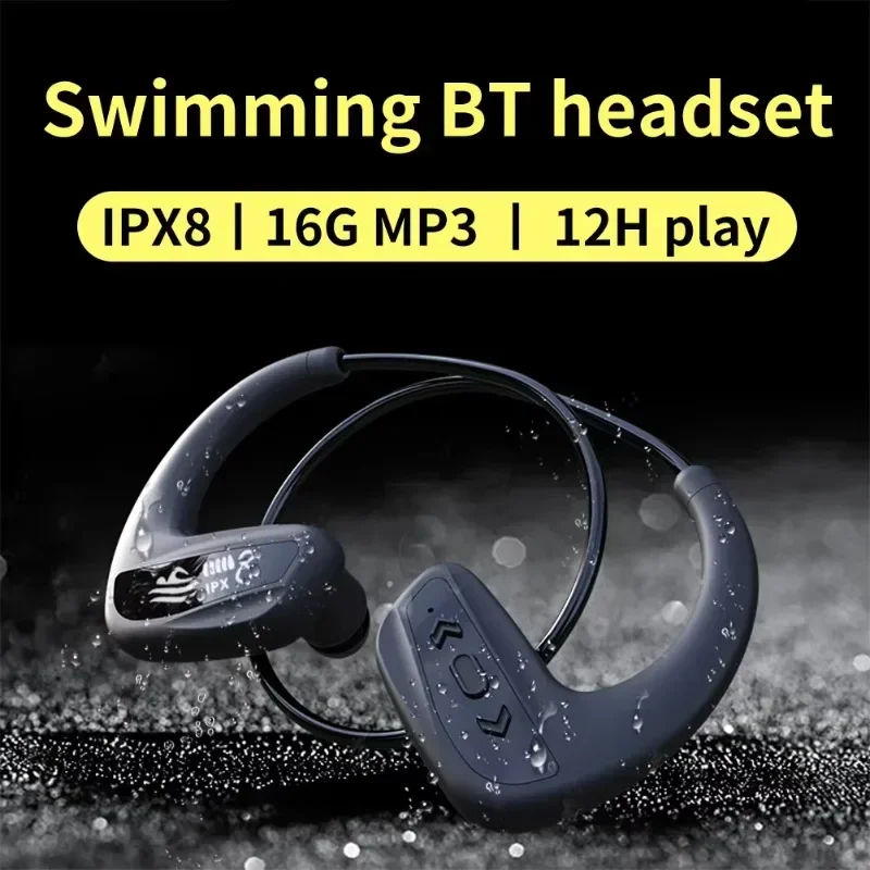 2021 Hot Selling SM608 Neckband Earphones Top High Quality Waterproof Wireless Opear Ear Blue tooth Bone Conduction  image 2