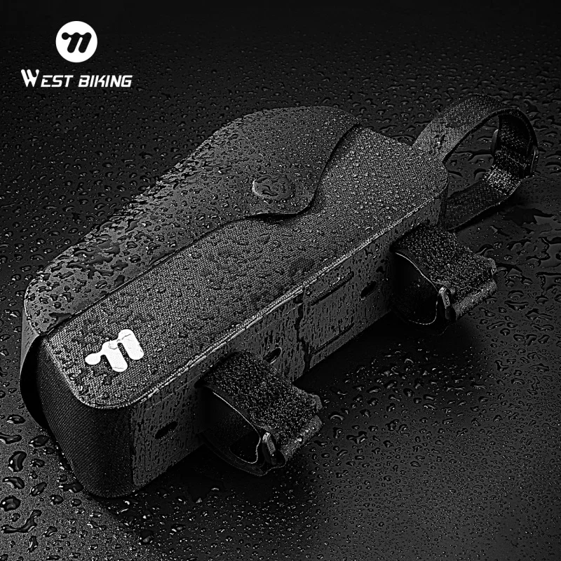 

WEST BIKING Сумка на переднюю раму велосипеда Магнитная водонепроницаемая сумка с откидной крышкой для велосипеда Портативная сумка для инструментов для велосипеда Аксессуары для велоспорта