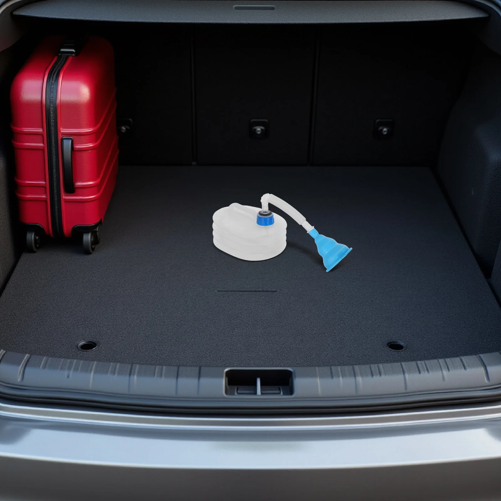 1 مجموعة المحمولة سيارة المرحاض للجنسين مانعة للتسرب طوي السفر قعادة كوب قابلة لإعادة الاستخدام مبولة للتخييم رحلات الطريق الطوارئ في الهواء الطلق