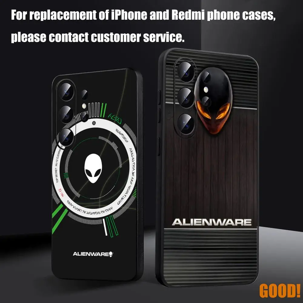 Dell Alienware Phone Case For Samsung Galaxy S26 S25 S24 S23 S22 S21 S20 Plus Ultra Fold A Soft Black