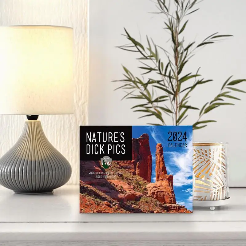 Nature's dicks ปฏิทิน2024ตลกนำเสนอ dicks ของปฏิทินผนังธรรมชาติ2024การเขียนรายเดือนมุ่งเน้นการวางแผน