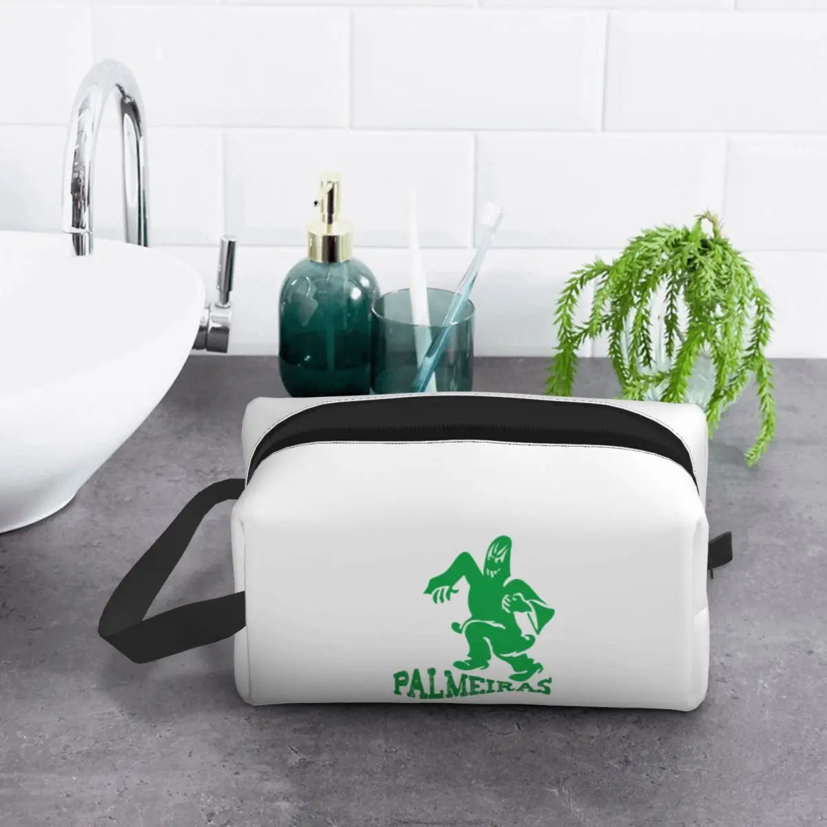 

Косметичка-органайзер My City, My Colours, Palmeiras From Brazil, дорожная сумка для туалетных принадлежностей, пенал