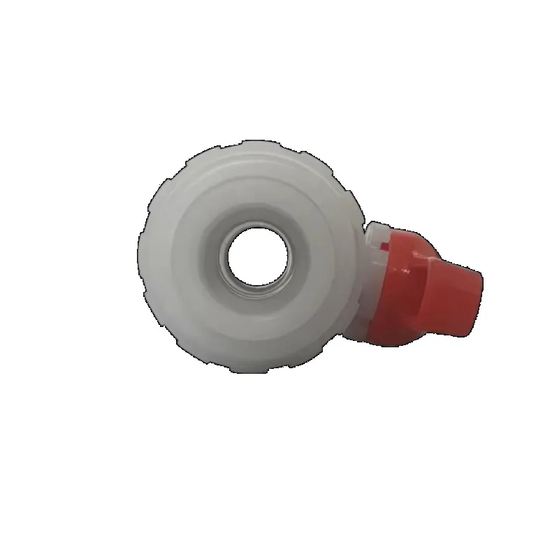 1 2 4 5 6 inch custom size PP double plastic ball valve