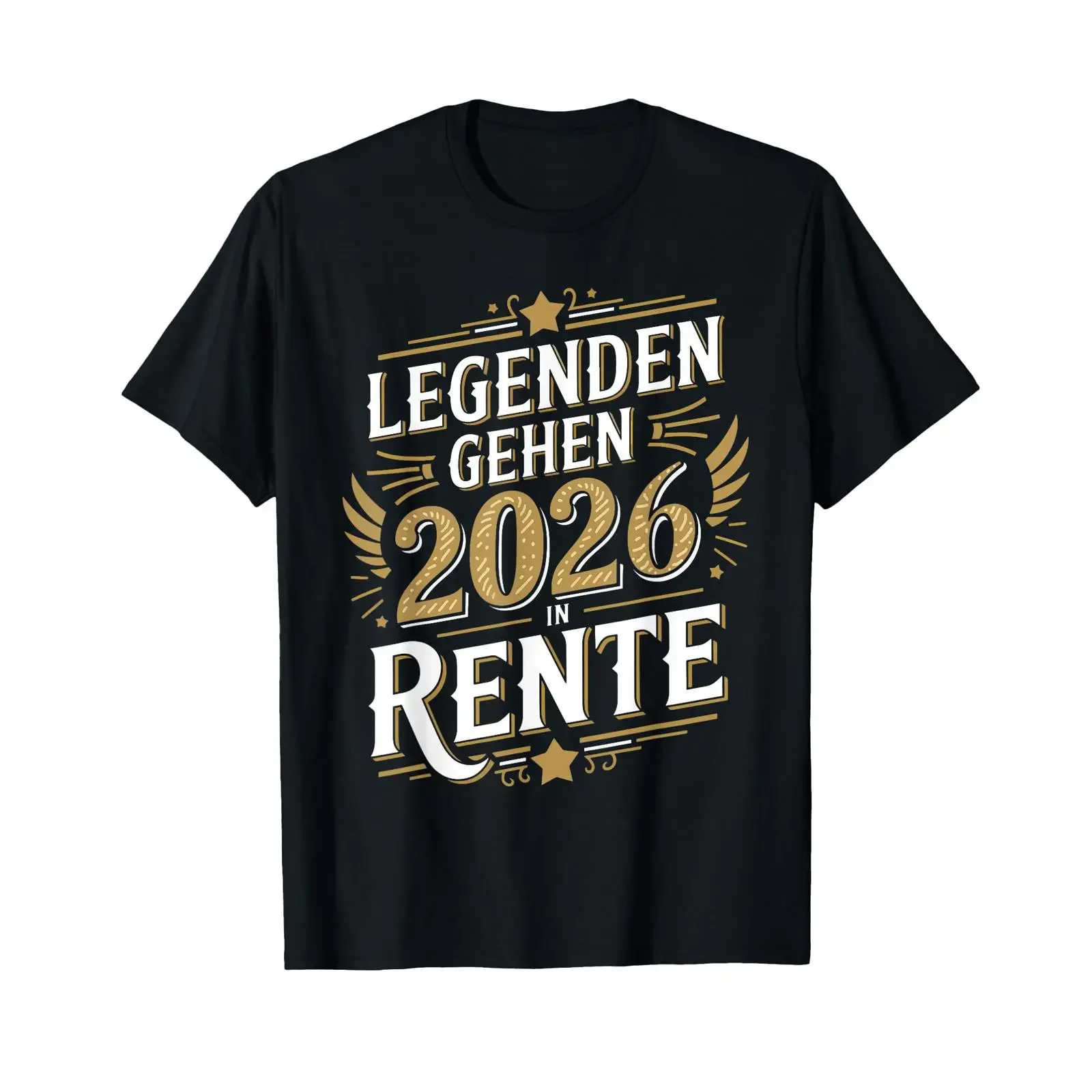 Legends Go 2026 In Retiree T Shirt black S vintage Washed Stylish Stretched Top For Everyday Wear graphic fashion Comfortable