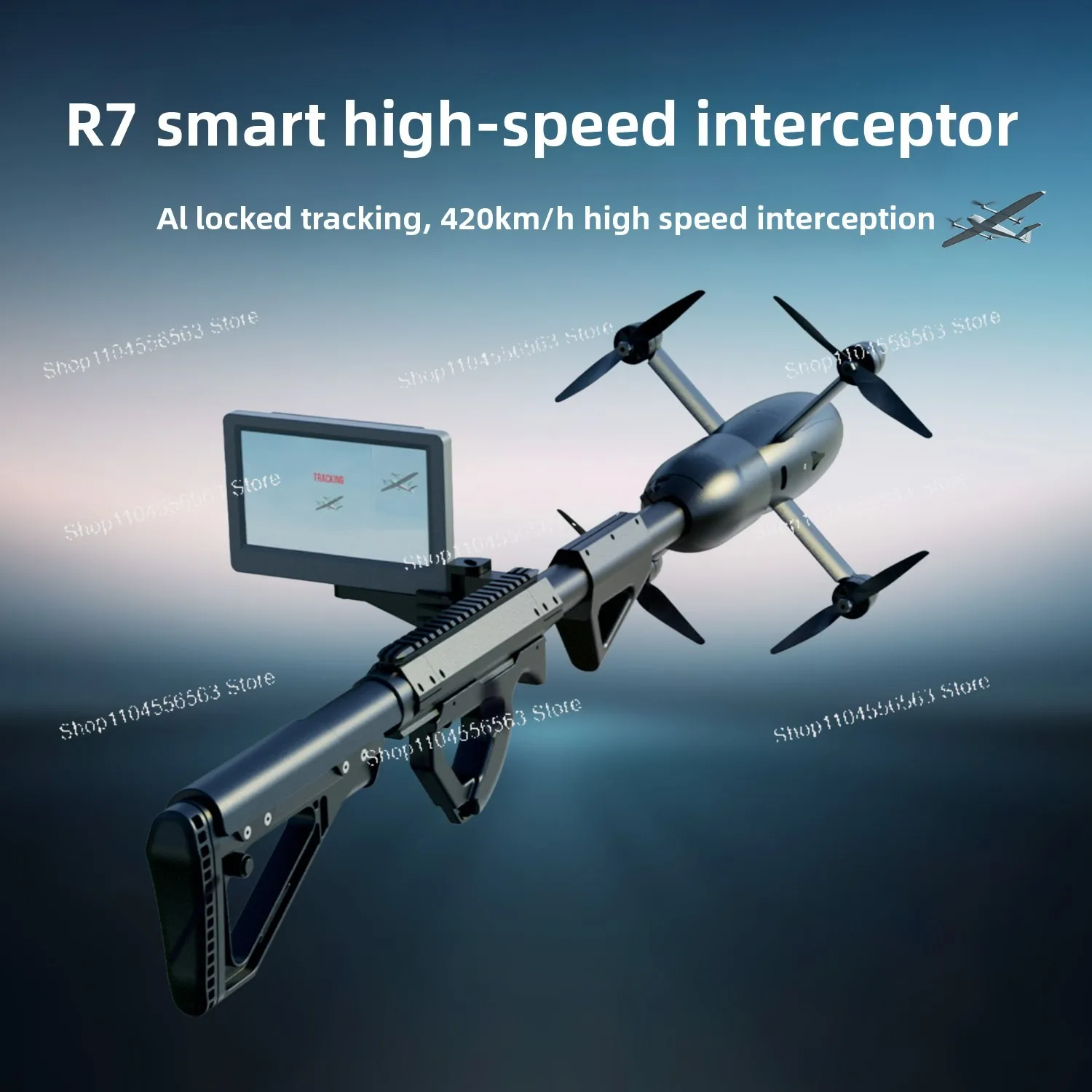 The R7 portable intelligent low-altitude response drone can automatically identify and respond quickly.