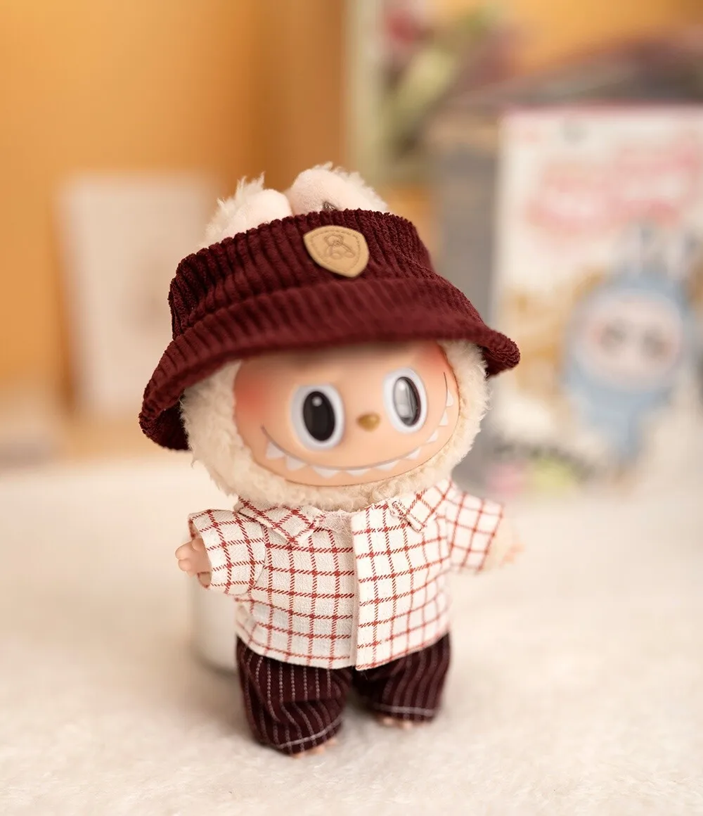 17cm Labubu I II Cute Plush Doll'S Clothes Idol Dolls Sitting Party Small Suits Clothing Accessories For Korea Kpop Exo