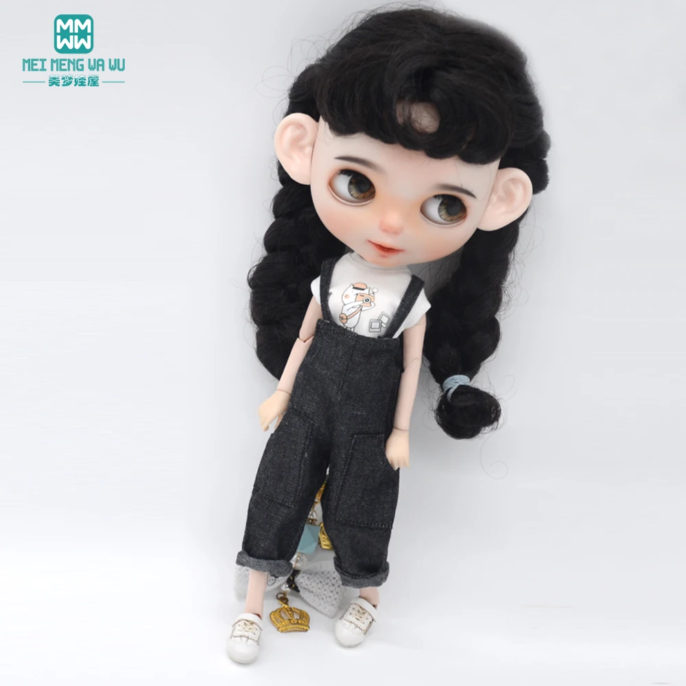 Blyth kleidung Azon OB22 OB24 Puppe acessories Mode t-shirt Bunten bib spielzeug geschenk