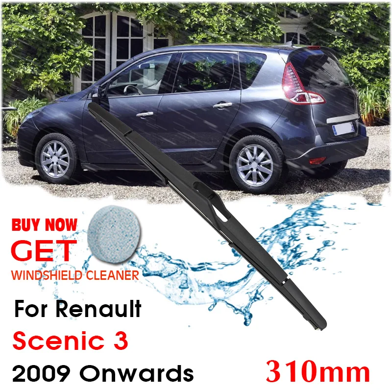 

Car Wiper Blade Rear Back Window Windscreen Windshield Wipers For Renault Scenic3 Hatchback 310 mm 2009 Onwards Auto Accessories