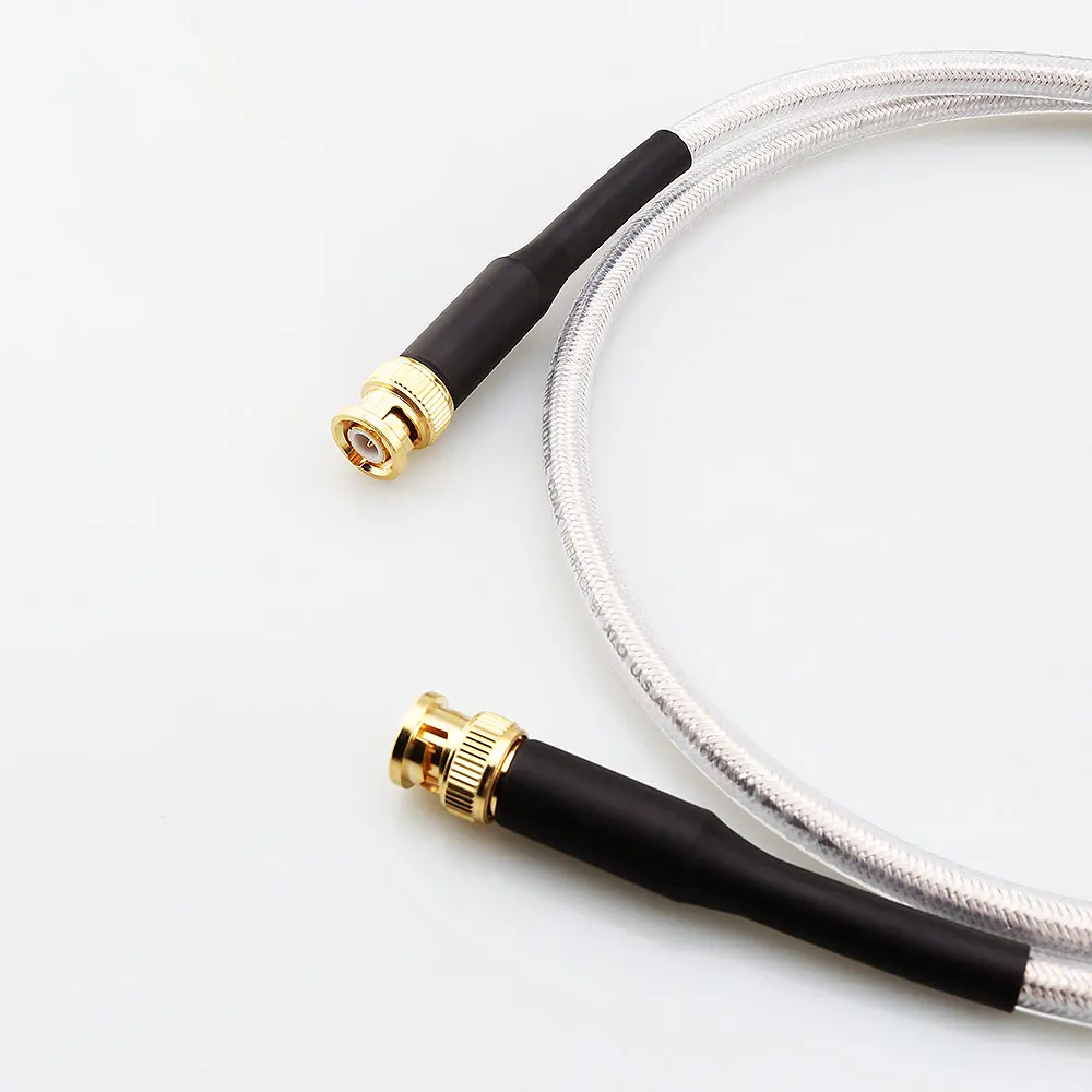 HiFi XLO HT4 Silver Plated 75 ohm Digital Audio BNC Cable High Fidelity Digital Coaxial Cable SDI, HD-SDI, CCTV, Came