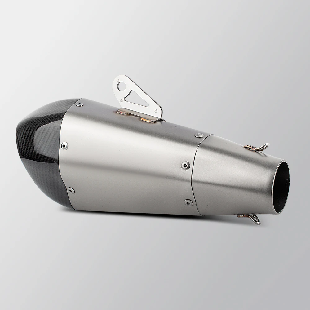 Motorcycle Exhaust Muffler Universal 51MM Scooter Exhausts R55 Tail Tube For X-ADV Forza350 XMAX300 Tricity125 ZT368G SR250MAX