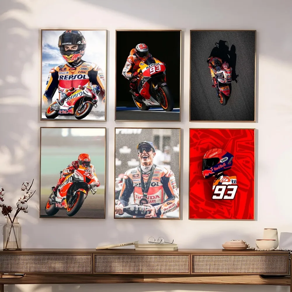 M-Marc M-Marquez  Poster Paper Print Home Living Room Bedroom Entrance Bar Restaurant Cafe Art Painting Decoration