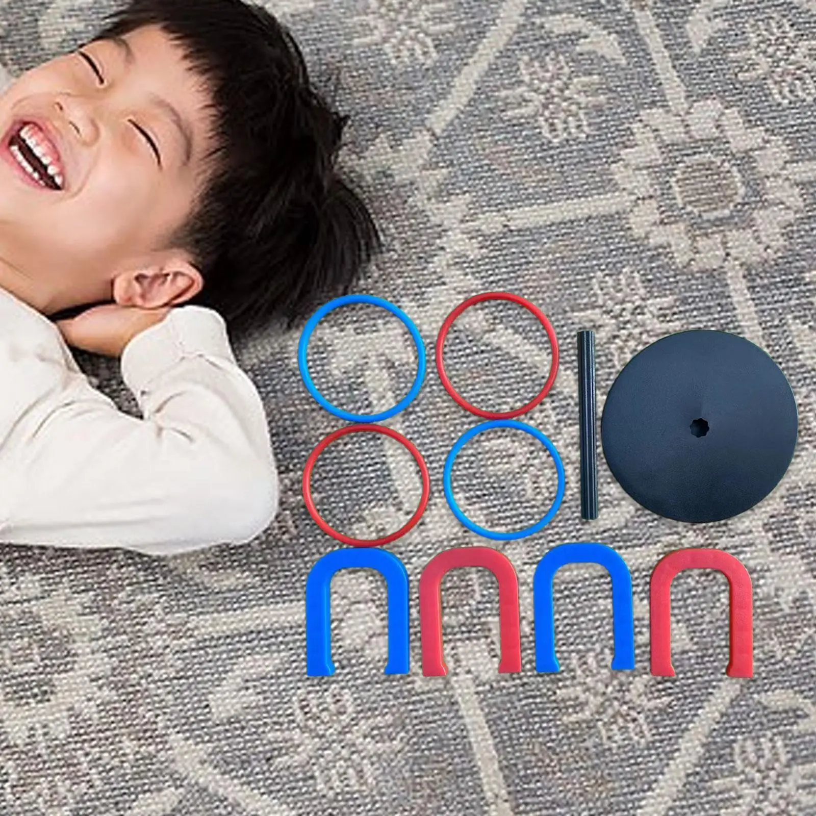 Horseshoes Tossing Game Portab - Horseshoe Game Set 评论和价格