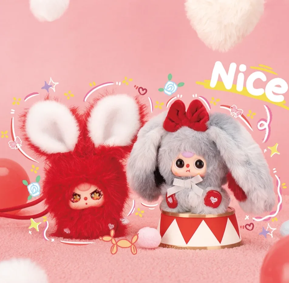 Nieuwe Baby Drie Alice Rabbit Town Serie Blind Box Kawai Hanger Speelgoed Verzamel Figuur Pop Verjaardag Meisje Fans Kerstcadeau